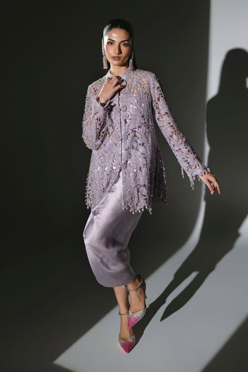 3 Piece Unstitched Embroidered Organza Suit thumbnail