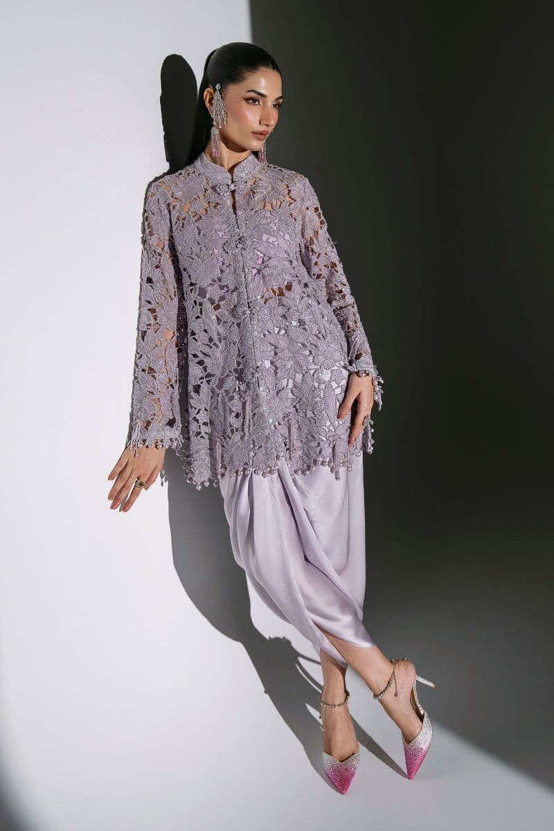 3 Piece Unstitched Embroidered Organza Suit thumbnail