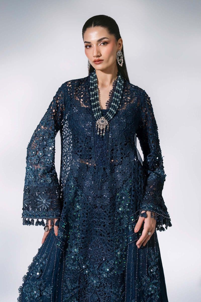 3 Piece Unstitched Embroidered Organza Suit thumbnail