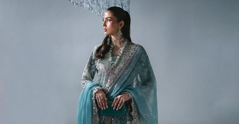 3 Piece Unstitched Embroidered Organza Suit thumbnail