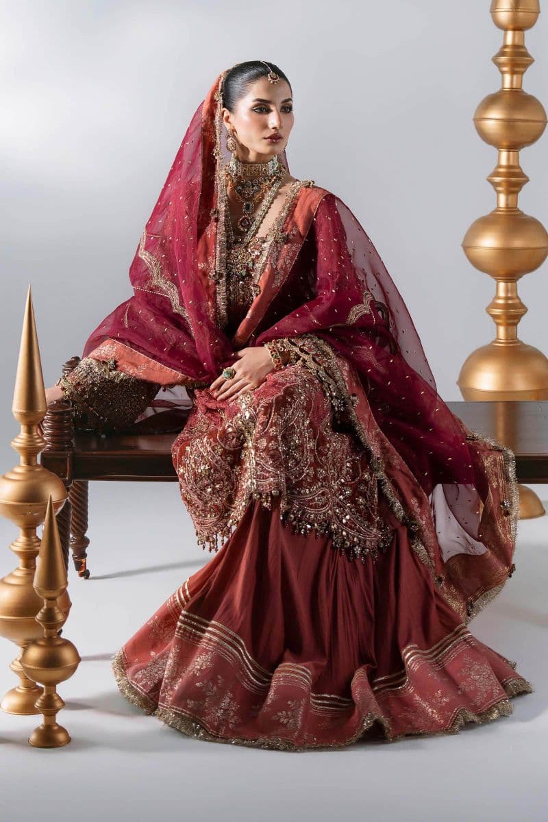 3 Piece Unstitched Embroidered Organza Suit thumbnail