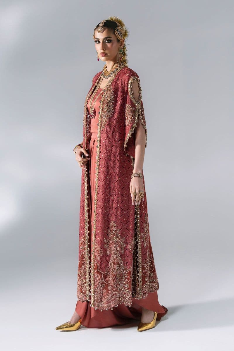 3 Piece Unstitched Embroidered Organza Suit thumbnail