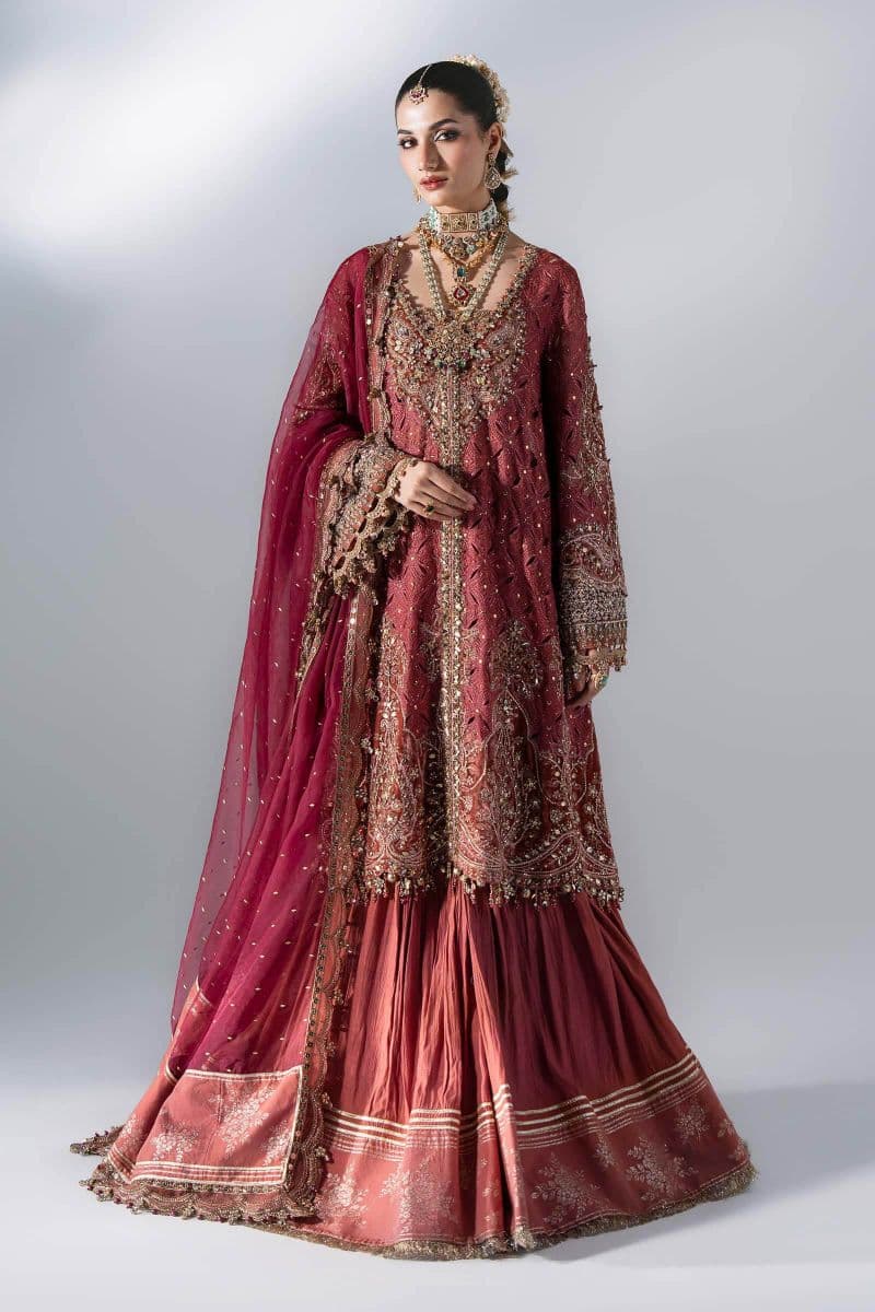 3 Piece Unstitched Embroidered Organza Suit thumbnail