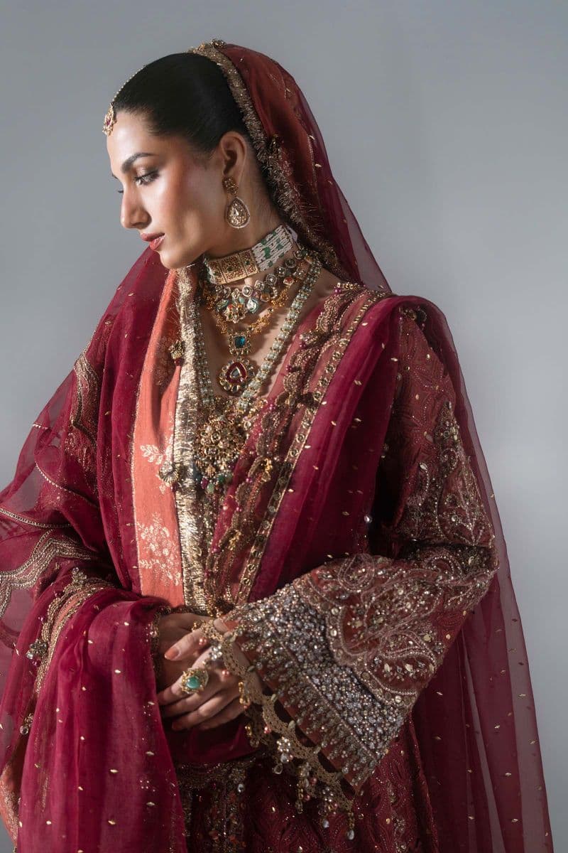 3 Piece Unstitched Embroidered Organza Suit thumbnail