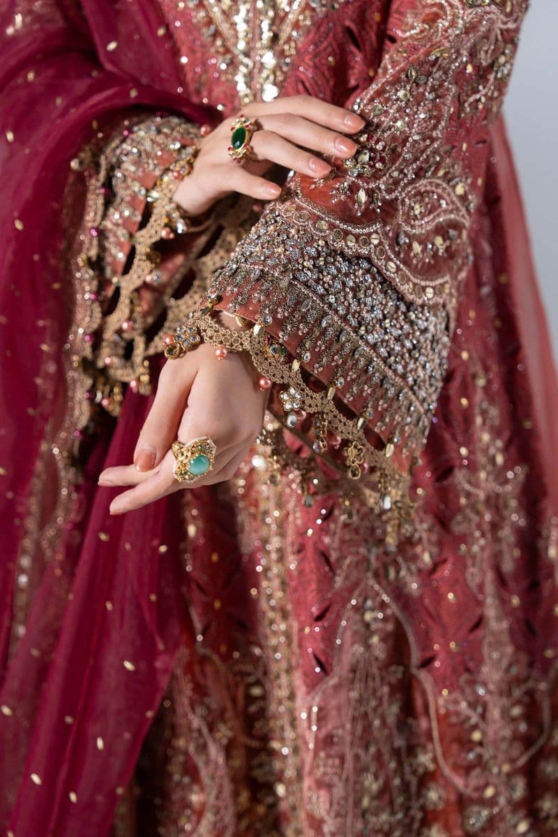 3 Piece Unstitched Embroidered Organza Suit thumbnail