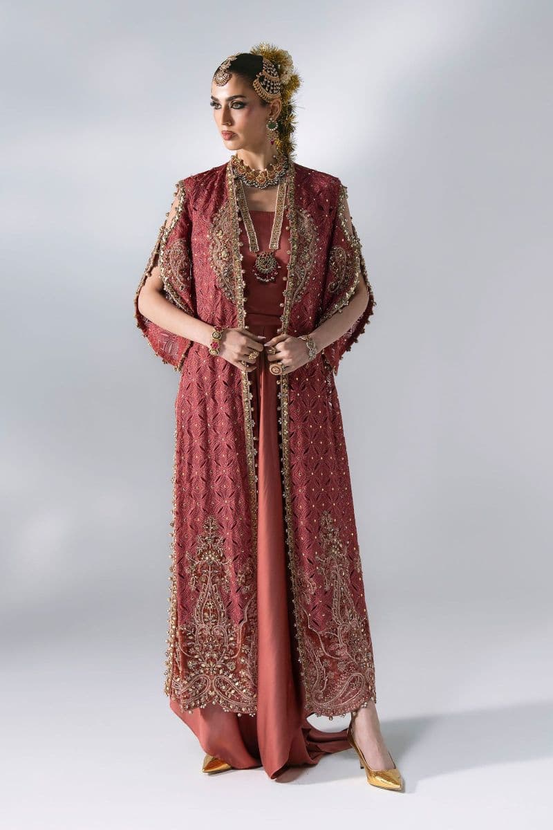 3 Piece Unstitched Embroidered Organza Suit thumbnail