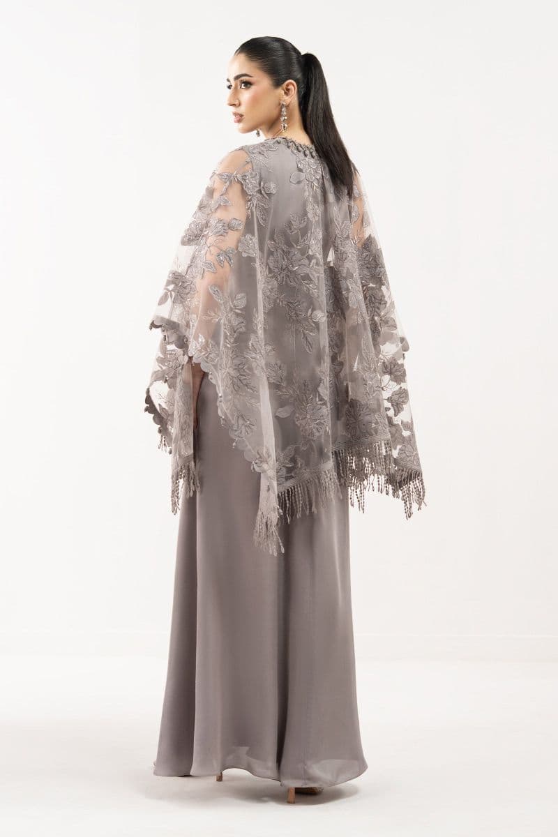 Embroidered Net Fabric (1Pc)