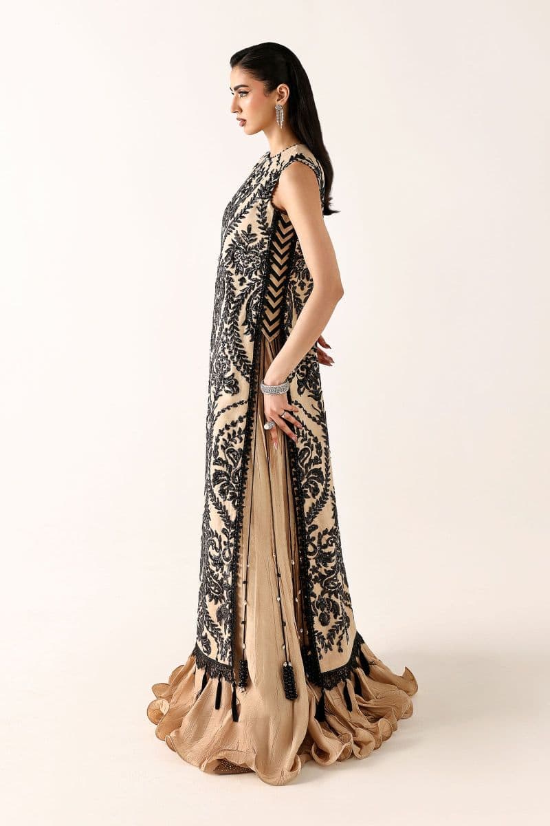 Embroidered Net Fabric (1Pc)