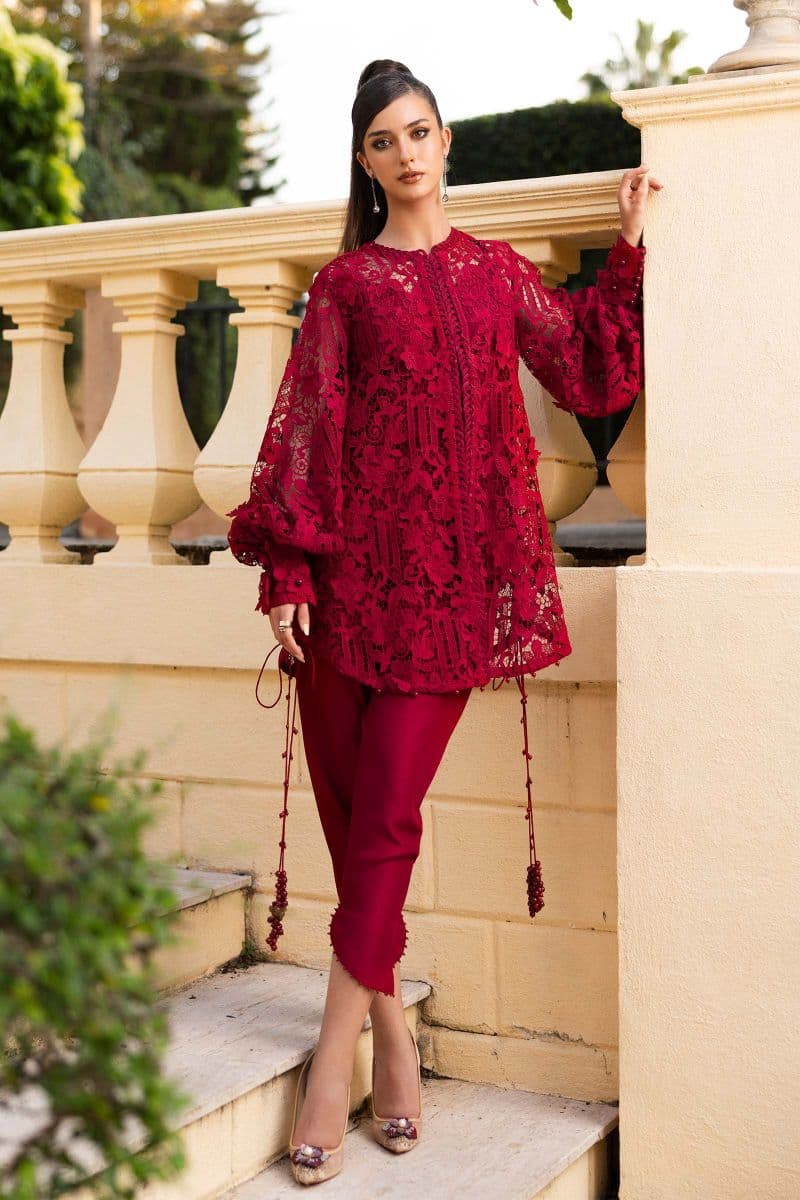 Embroidered Lace Fabric (1Pc) thumbnail