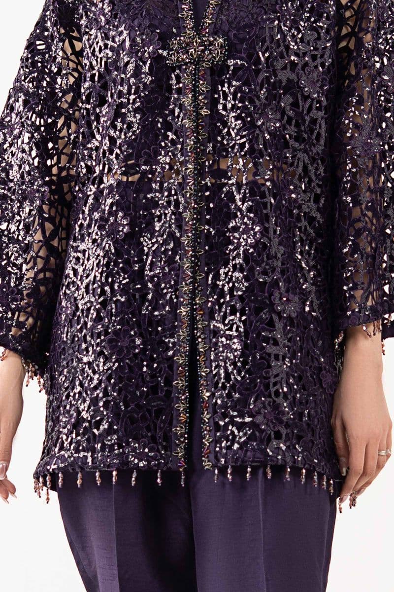 Embroidered Lace Fabric (1Pc) thumbnail