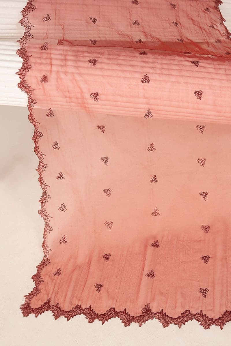 Embroidered Organza Fabric (2Pcs) thumbnail