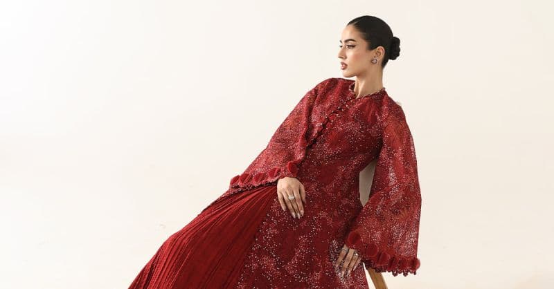 Embroidered Organza Fabric (2Pcs) thumbnail