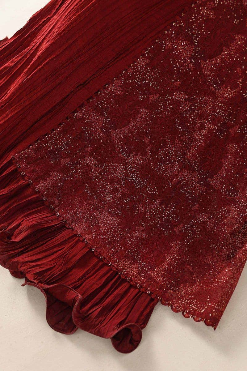 Embroidered Organza Fabric (2Pcs) thumbnail