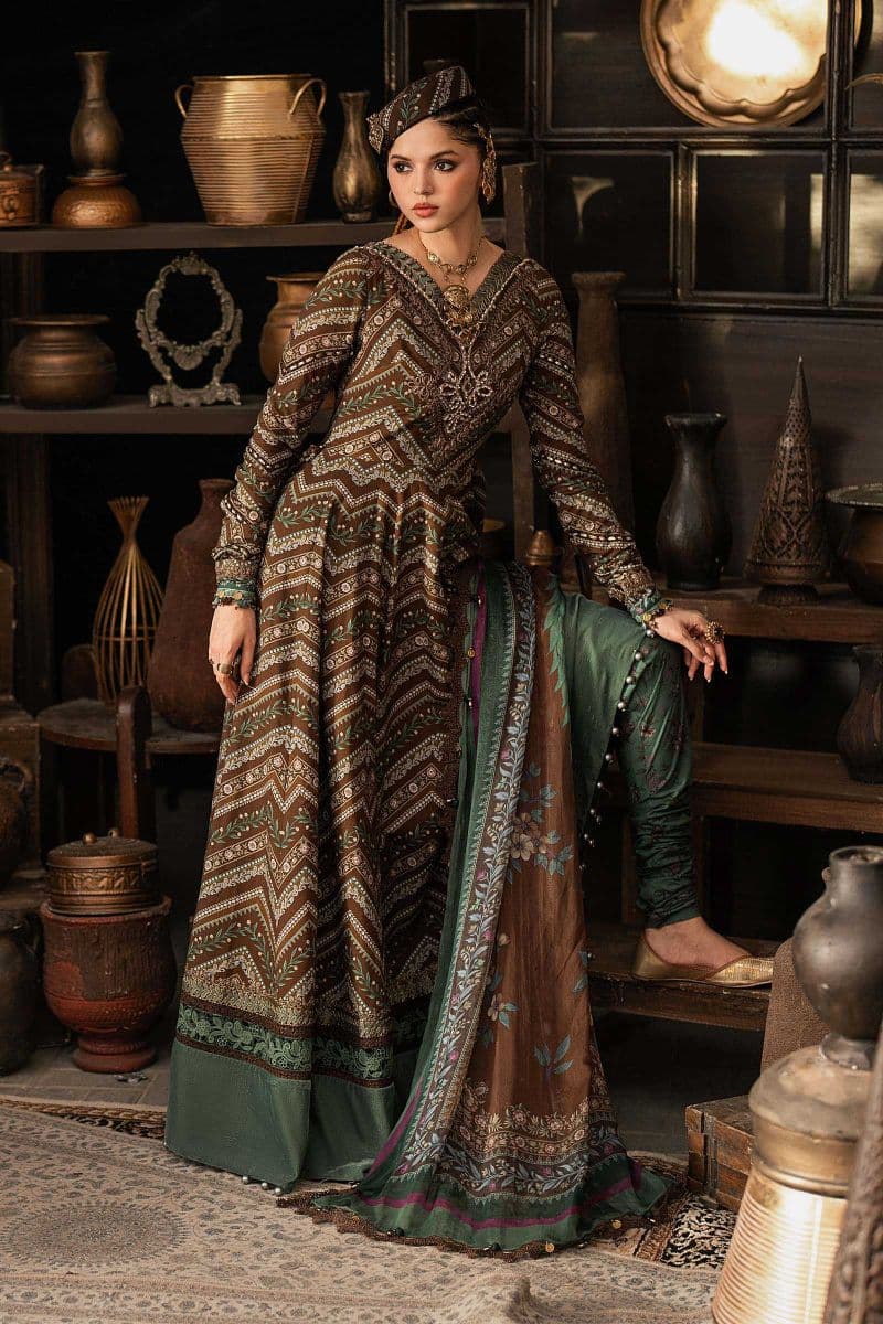 3 Piece Unstitched Embroidered Cambric Suit thumbnail