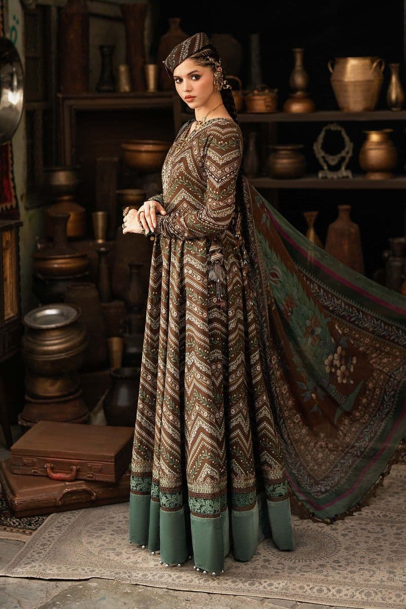 3 Piece Unstitched Embroidered Cambric Suit thumbnail