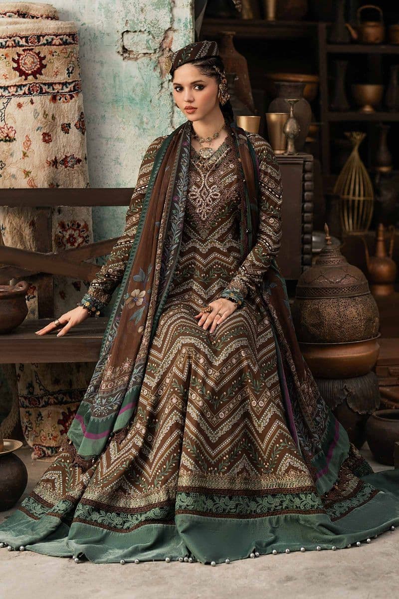 3 Piece Unstitched Embroidered Cambric Suit thumbnail