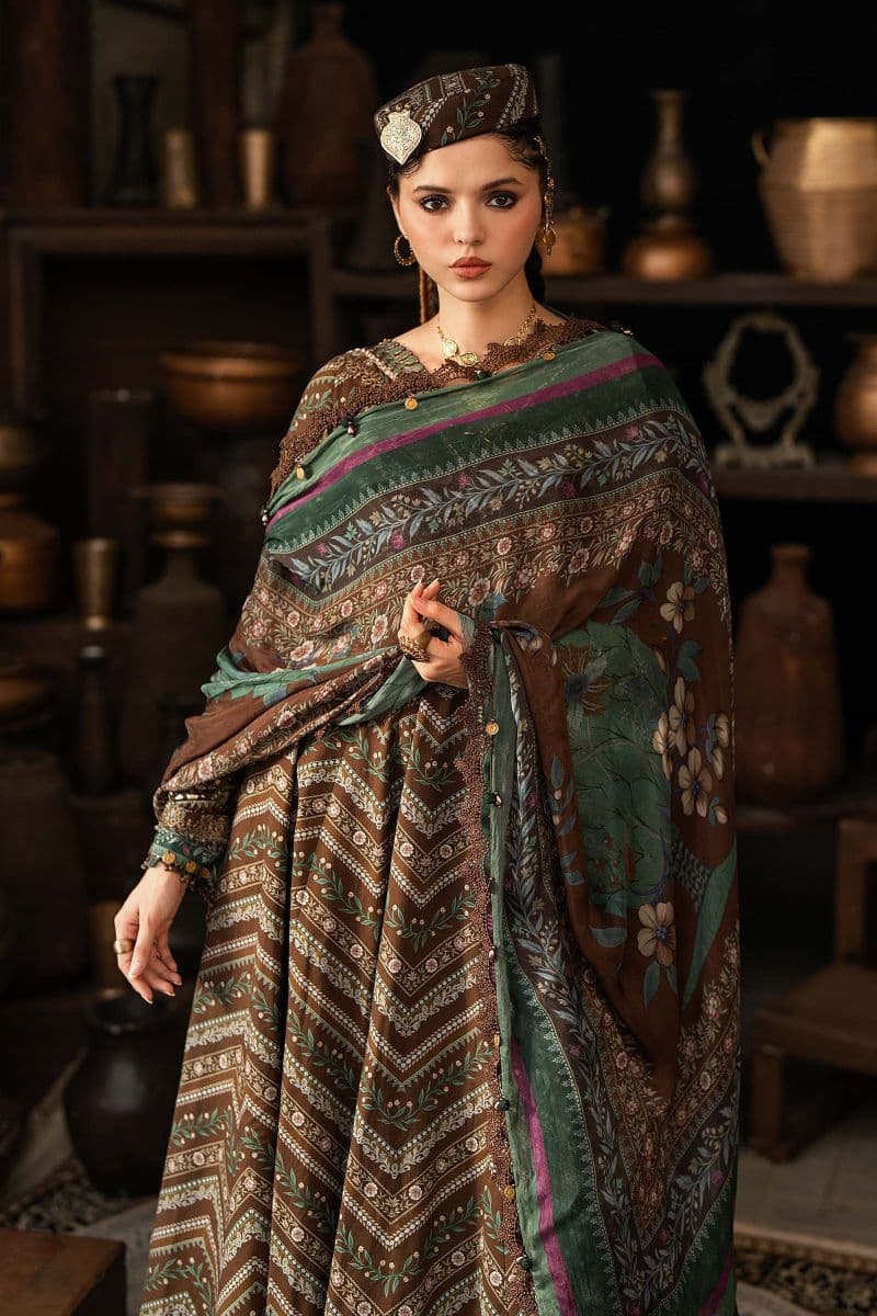 3 Piece Unstitched Embroidered Cambric Suit thumbnail