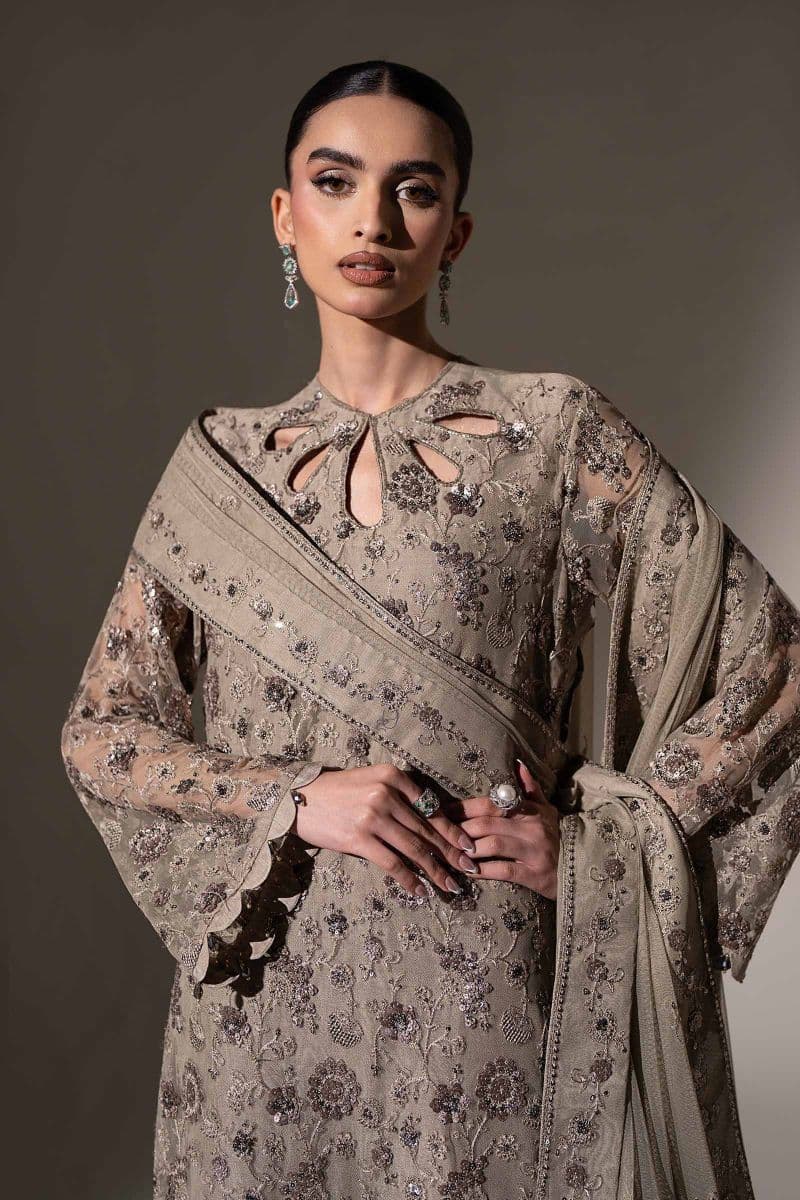Embroidered Net Fabric (3Pcs) thumbnail