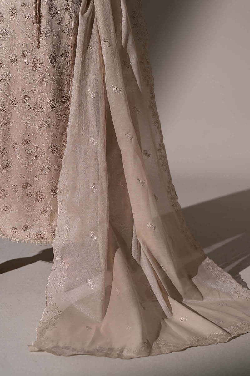 Embroidered Masoori Fabric (3Pcs)