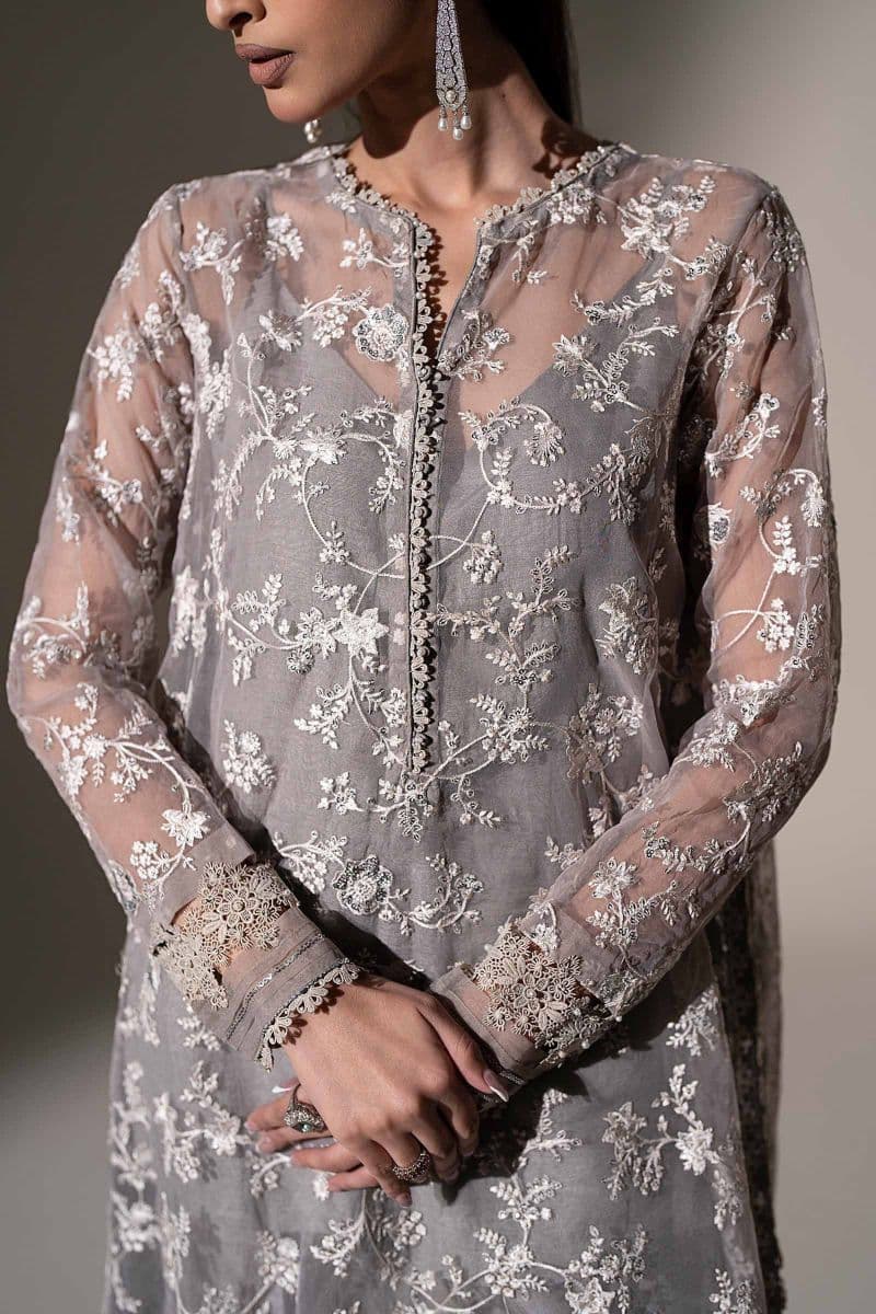 Embroidered Organza Fabric (1Pc) thumbnail