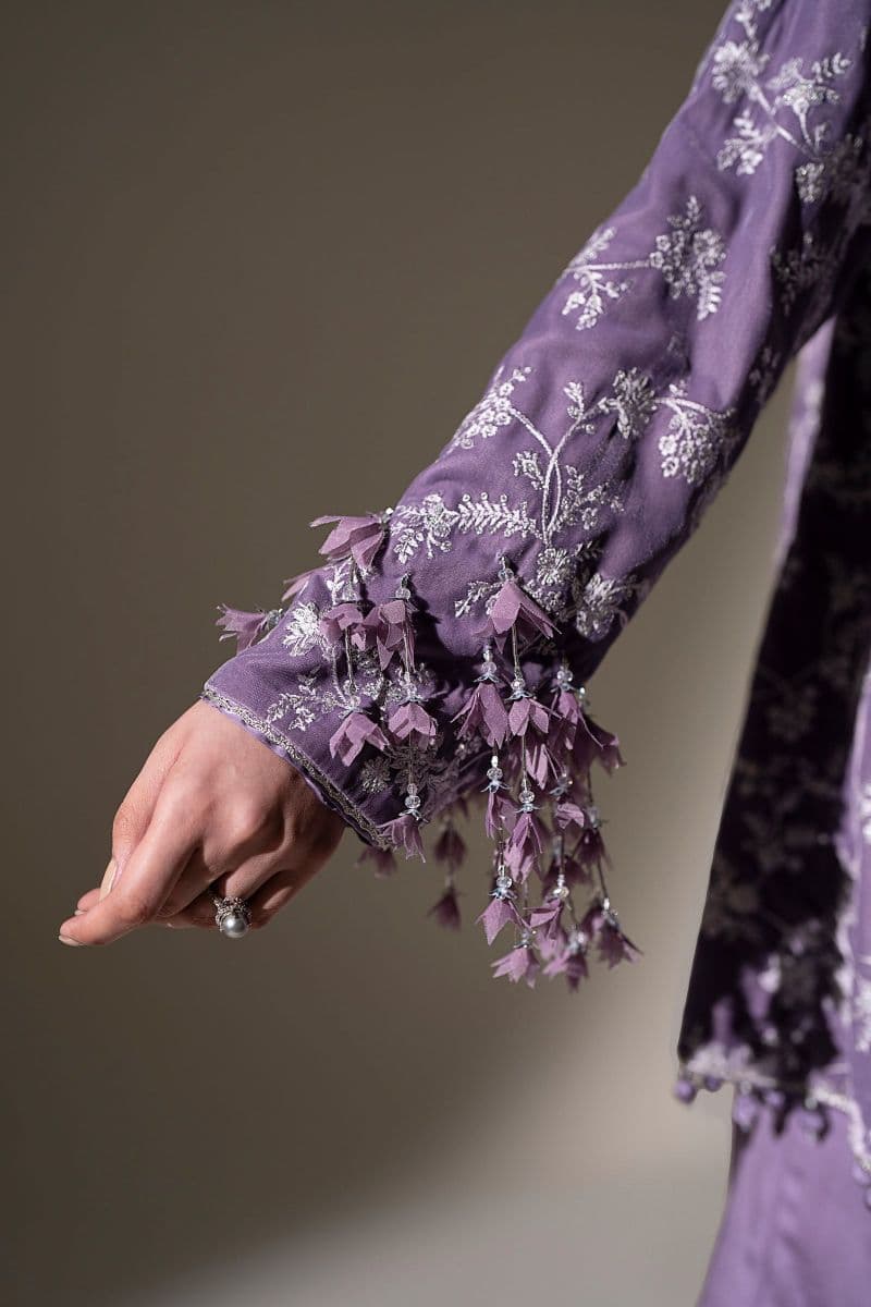 Embroidered Velvet Fabric (1Pc) thumbnail