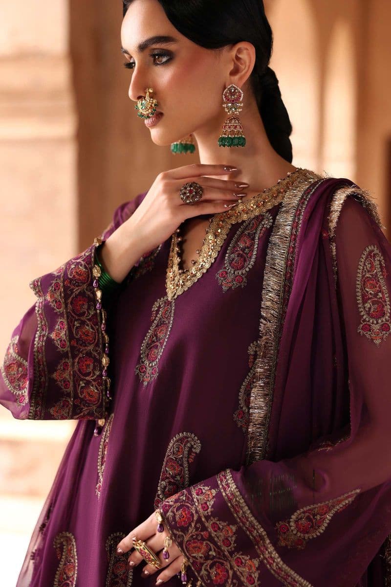 Embroidered Chiffon Fabric (2Pcs) thumbnail
