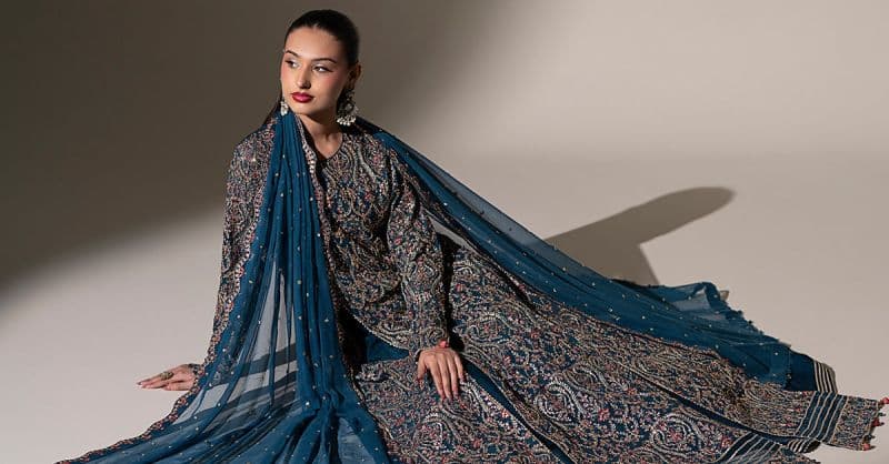 Embroidered Chiffon Fabric (3Pcs)