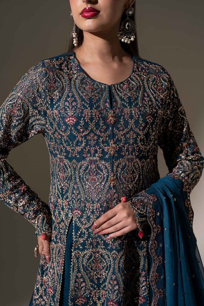 Embroidered Chiffon Fabric (3Pcs)