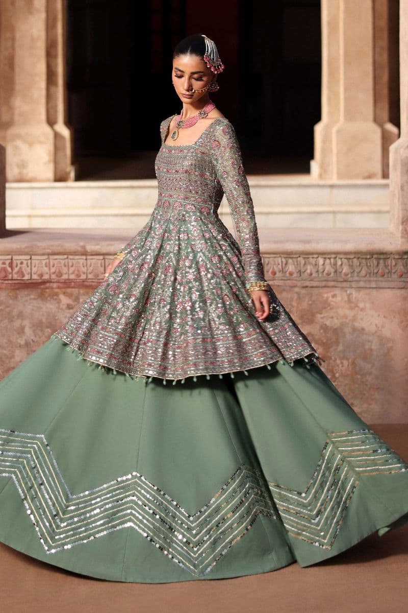 Embroidered Chiffon Fabric (3Pcs) thumbnail