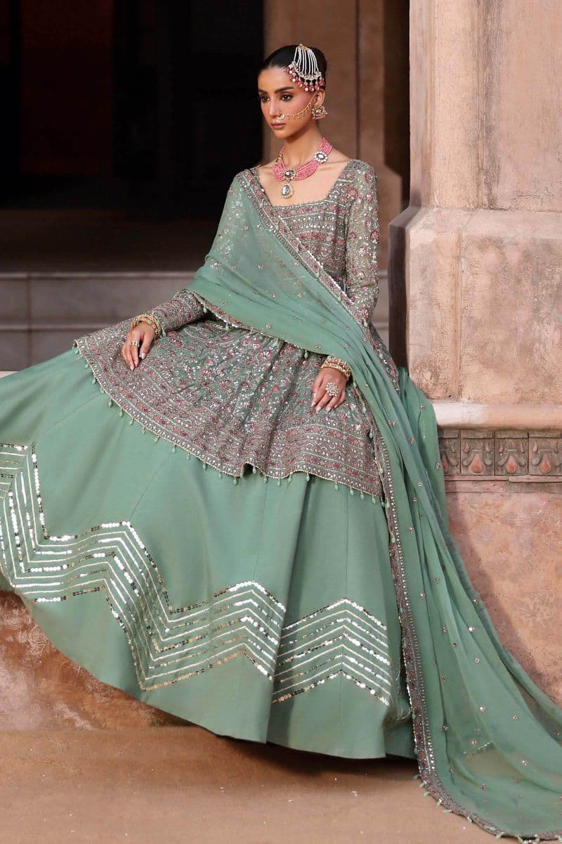 Embroidered Chiffon Fabric (3Pcs) thumbnail