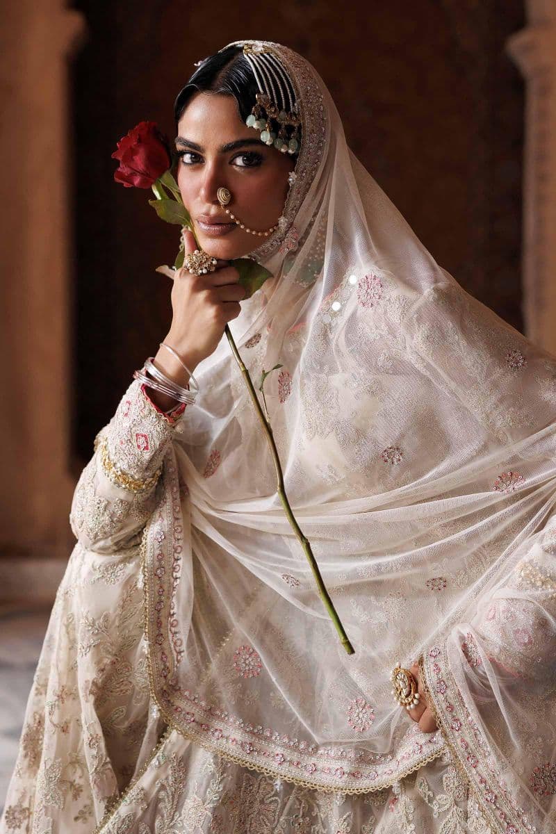 Embroidered Net Fabric (3Pcs)