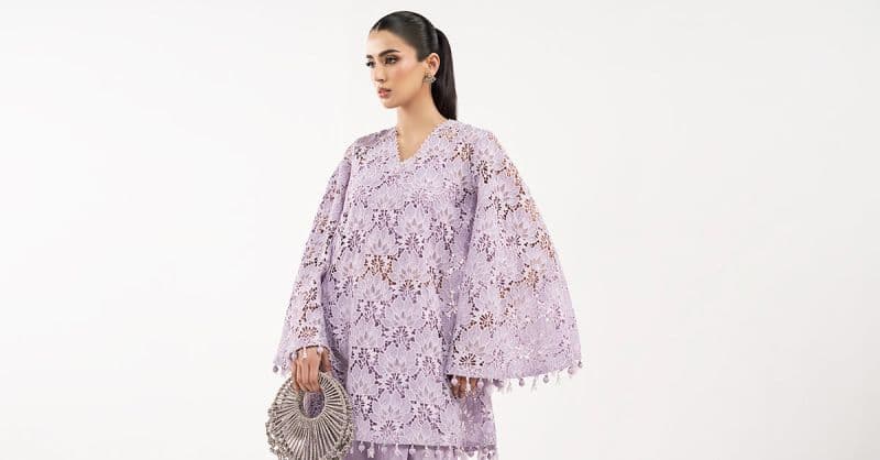 Embroidered Georgette Fabric (1Pc)