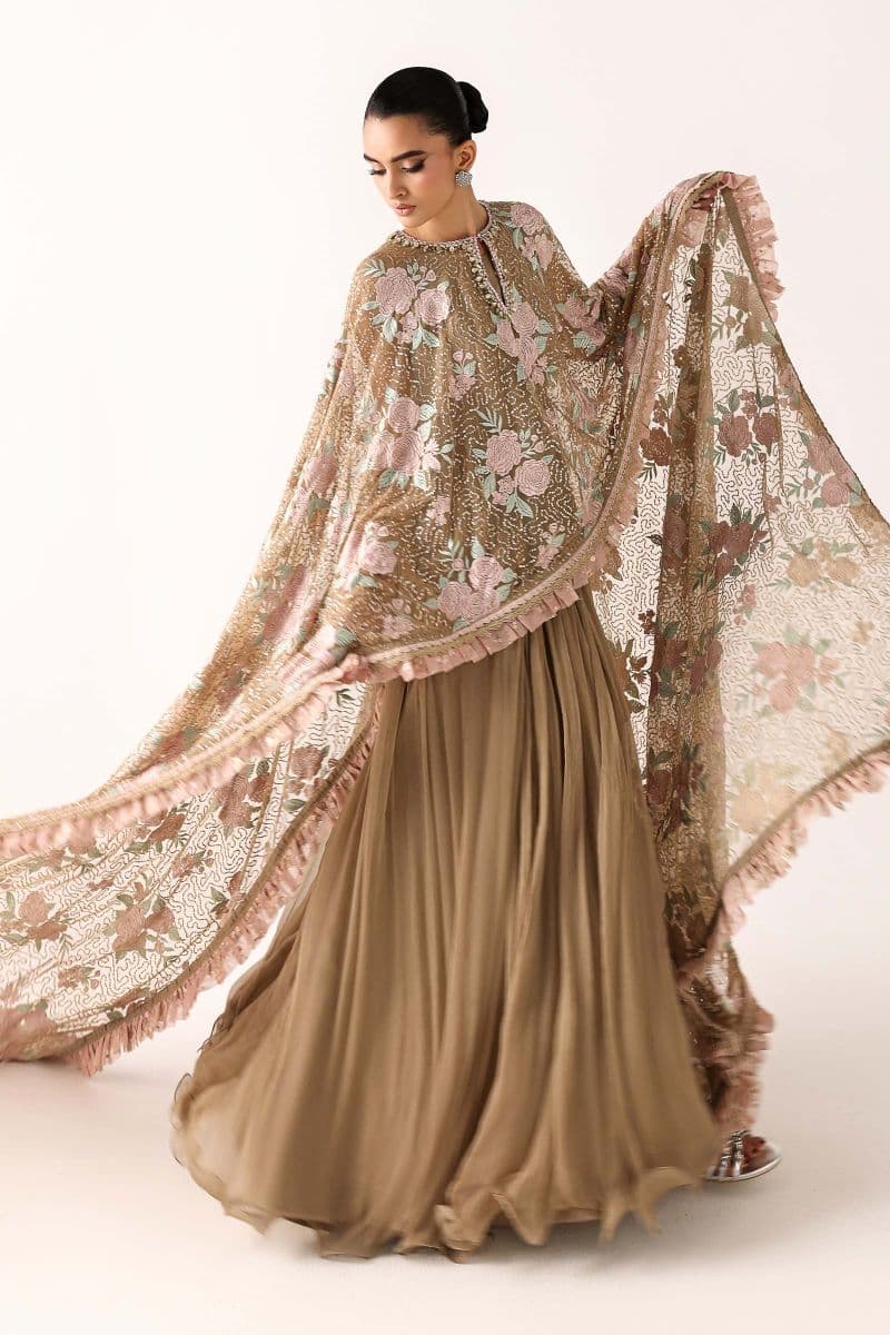 Embroidered Net Fabric (2Pcs) thumbnail
