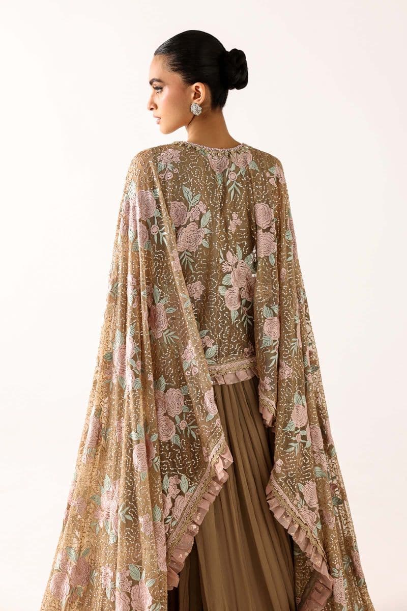 Embroidered Net Fabric (2Pcs) thumbnail