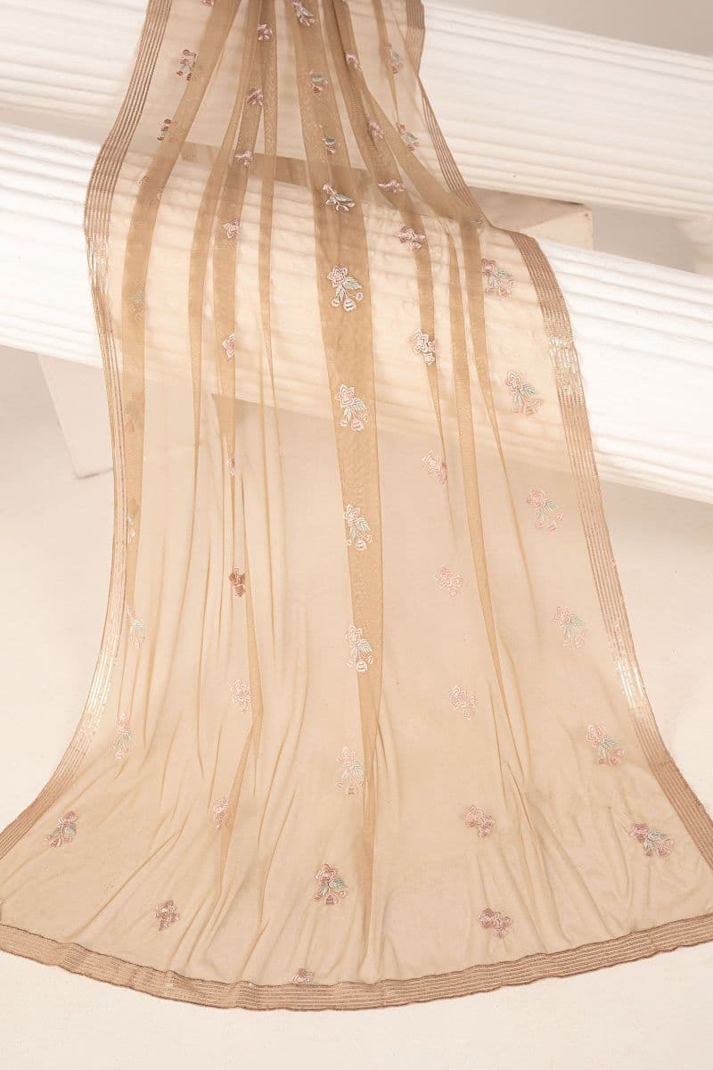 Embroidered Net Fabric (2Pcs) thumbnail