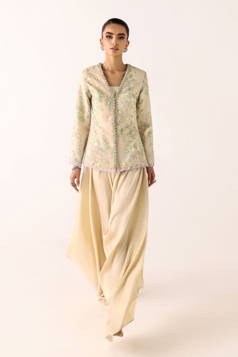 Embroidered Chiffon Fabric (2Pcs) thumbnail