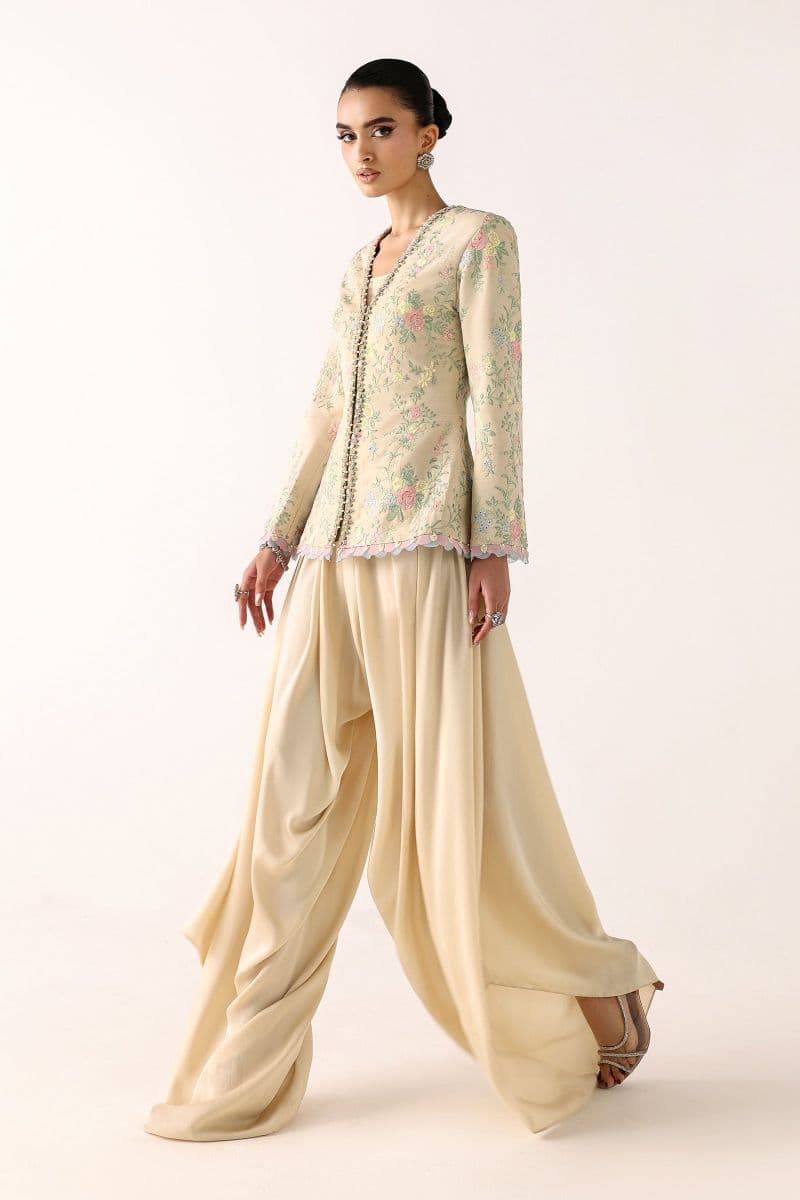 Embroidered Chiffon Fabric (2Pcs) thumbnail