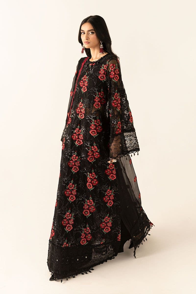 Embroidered Chiffon Fabric (3Pcs) thumbnail