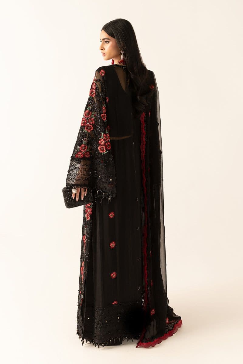 Embroidered Chiffon Fabric (3Pcs) thumbnail
