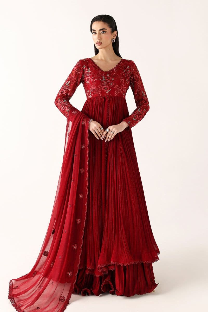 Embroidered Chiffon Fabric (3Pcs) thumbnail