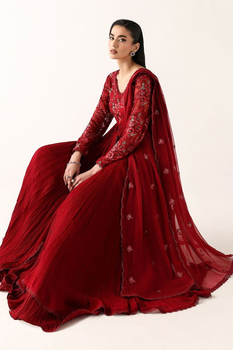 Embroidered Chiffon Fabric (3Pcs) thumbnail
