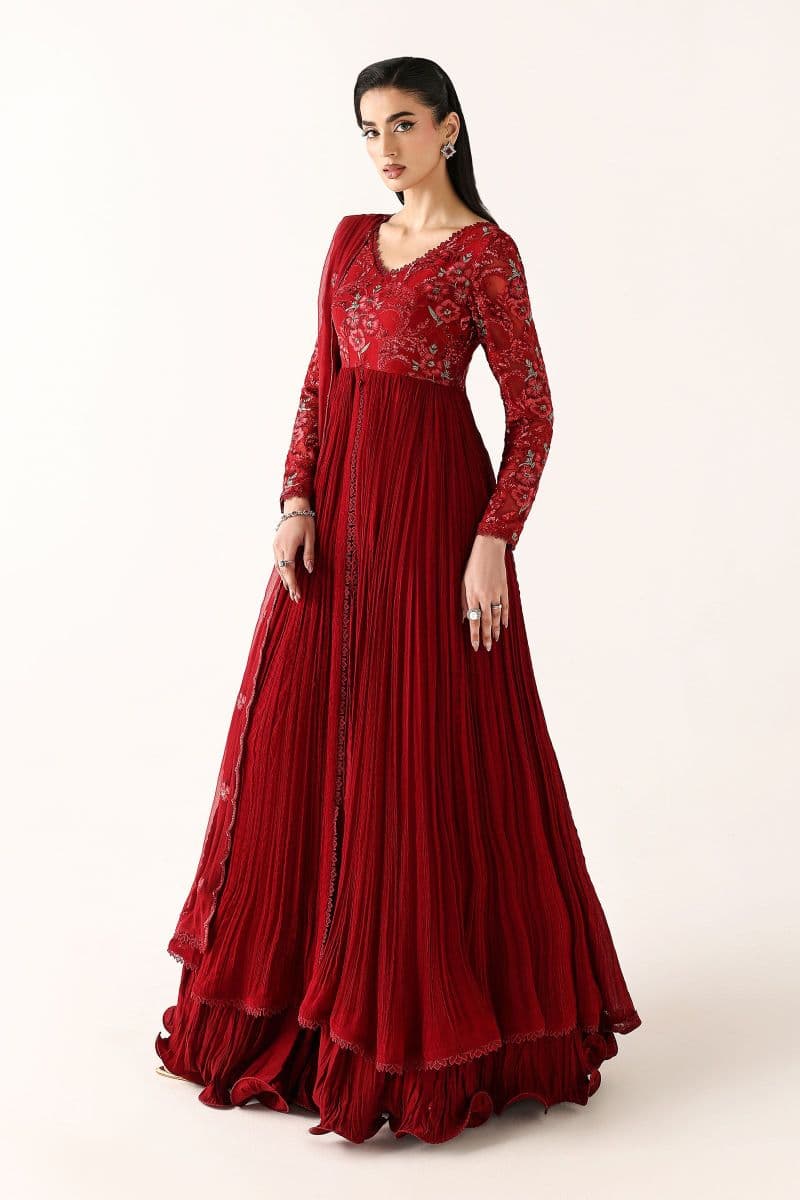 Embroidered Chiffon Fabric (3Pcs) thumbnail