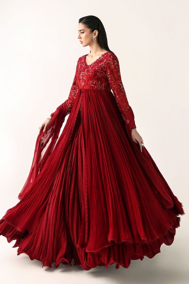 Embroidered Chiffon Fabric (3Pcs) thumbnail