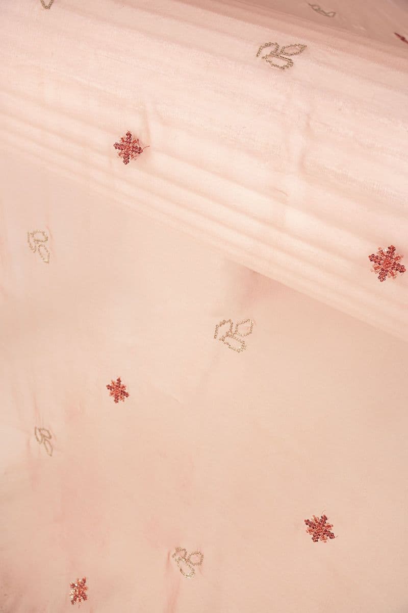 Embroidered Chiffon Fabric (3Pcs)