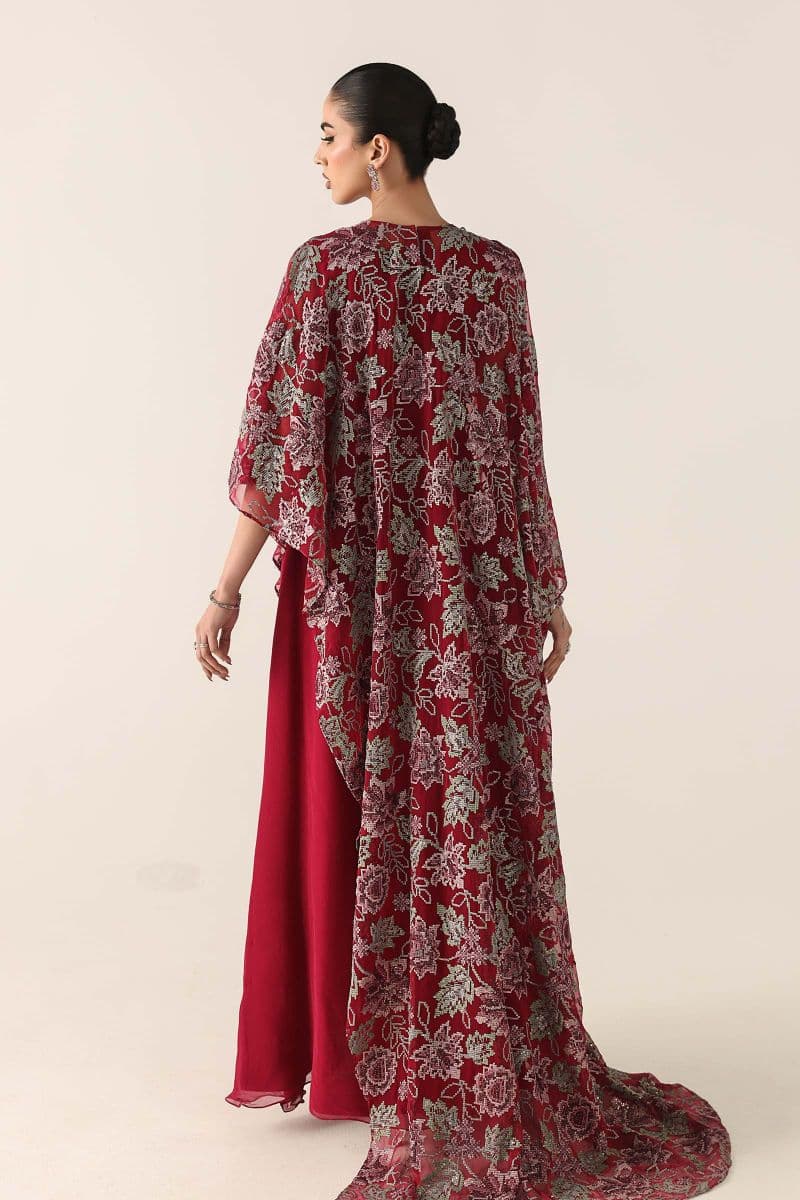 Embroidered Chiffon Fabric (3Pcs) thumbnail