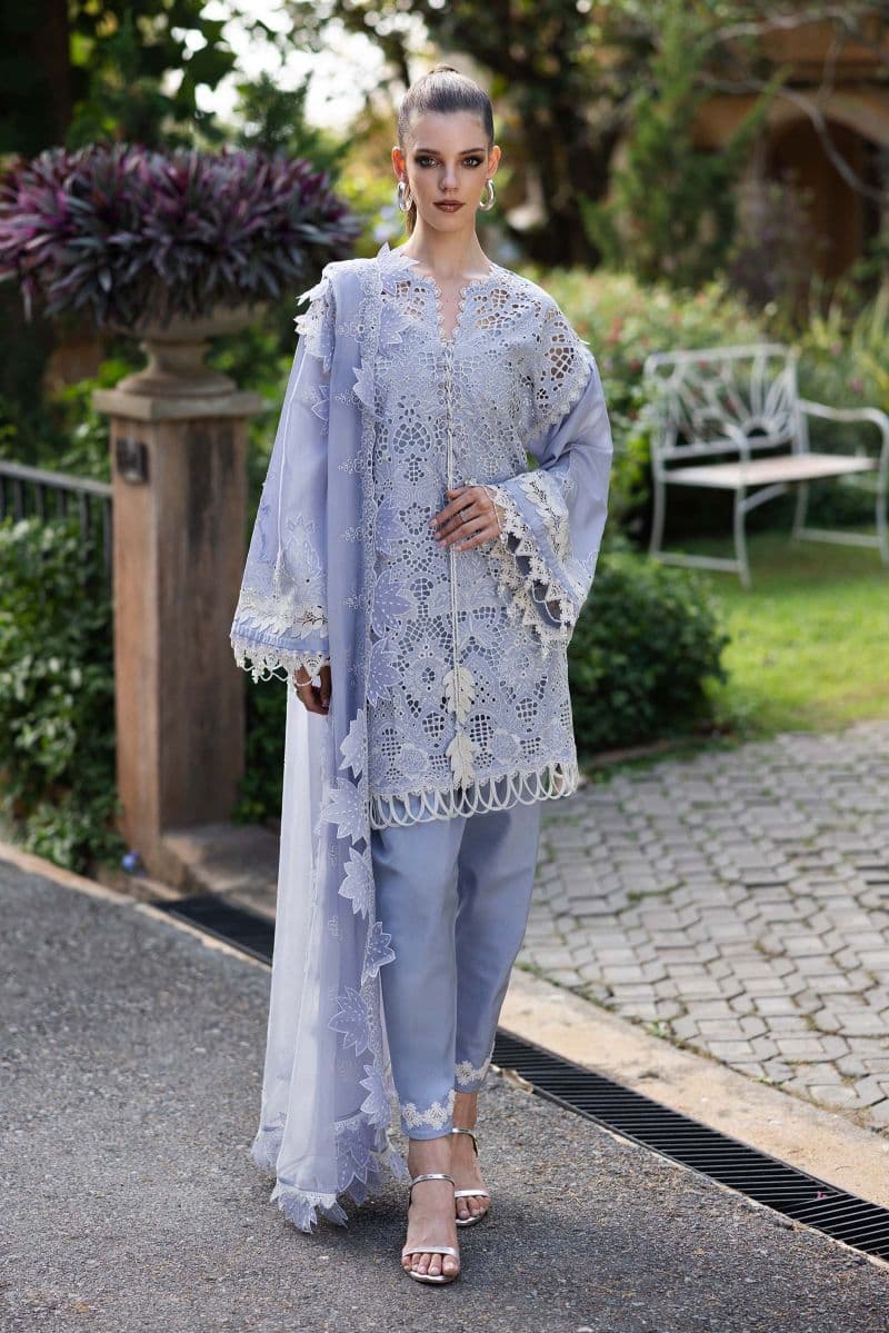 Embroidered Lawn Fabric (3Pcs)