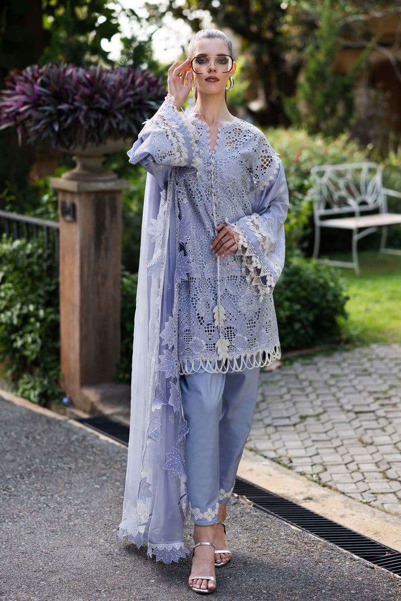 Embroidered Lawn Fabric (3Pcs)