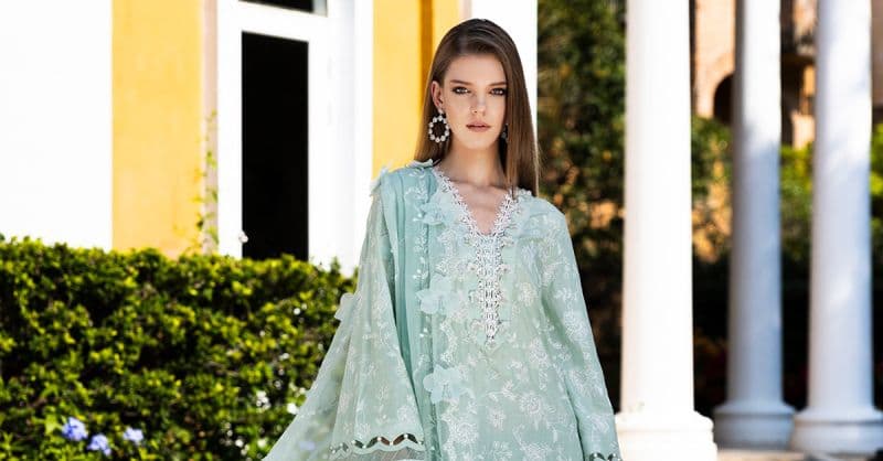 Embroidered Lawn Fabric (2Pcs) thumbnail