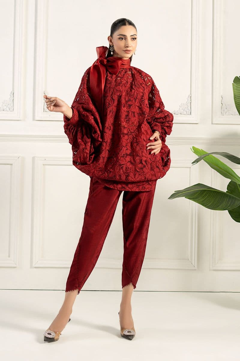 Embroidered Silk Fabric (1Pc) | LF-CH2 thumbnail