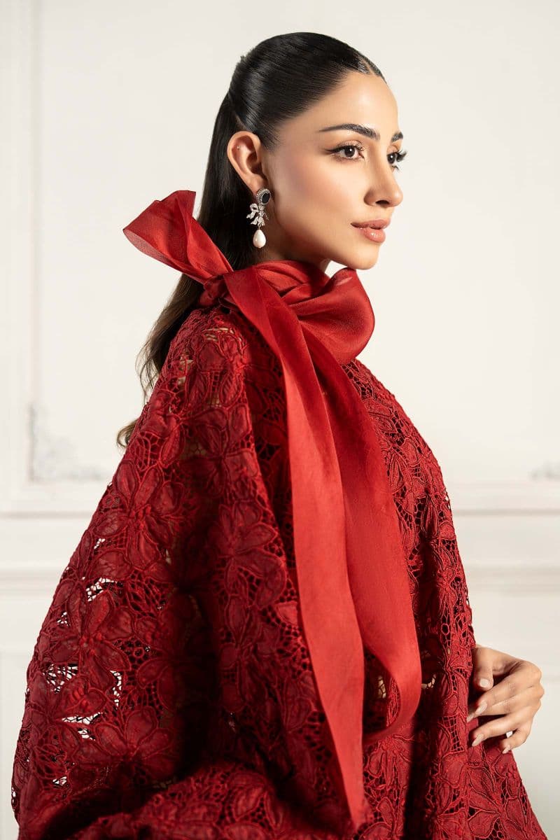 Embroidered Silk Fabric (1Pc) | LF-CH2 thumbnail